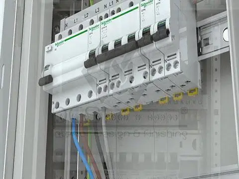 أعمال اللوحات الكهربائية والقواطع